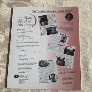 Creative Memories 8 1/2 x 11 Ruled
Scrapbook Pages